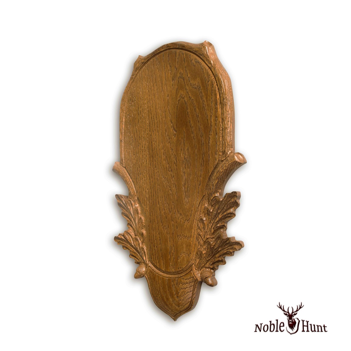 H 1110 Trophäenschild Hirsch, Schnitzerei In Linde